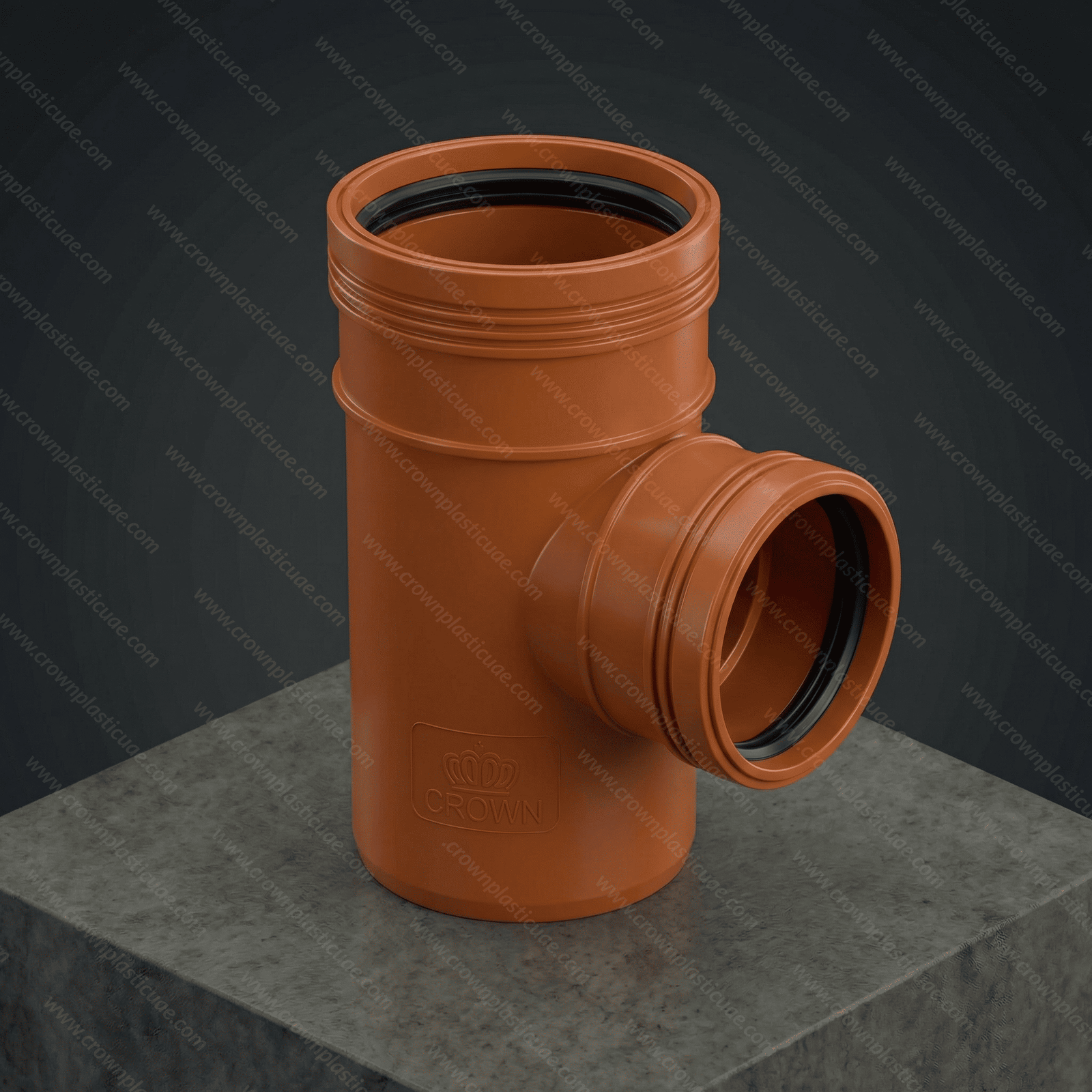 TEE M/F WITH GASKET